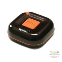 Buton apelare Syscall ST-100, Wireless, CR2025, negru-orange ( MLX-00000004859 ) [photo_00]
