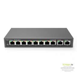 Switch de retea PoE Ruijie Reyee RG-ES110D-P, 8xPOE (10/100 Mbps), 2xUplink (Gigabit), max. 110W ( MLX-00-011186 ) [photo_00]